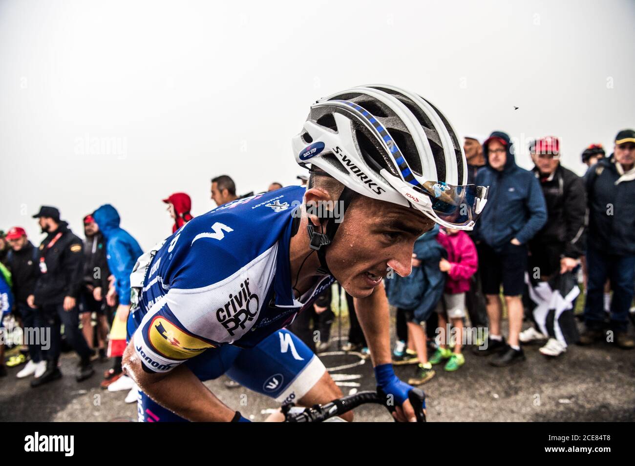 September 6th 2017, Los Machucos, Spain; Cycling, Vuelta a Espana Stage 17; Julian Alaphilippe. Stock Photo