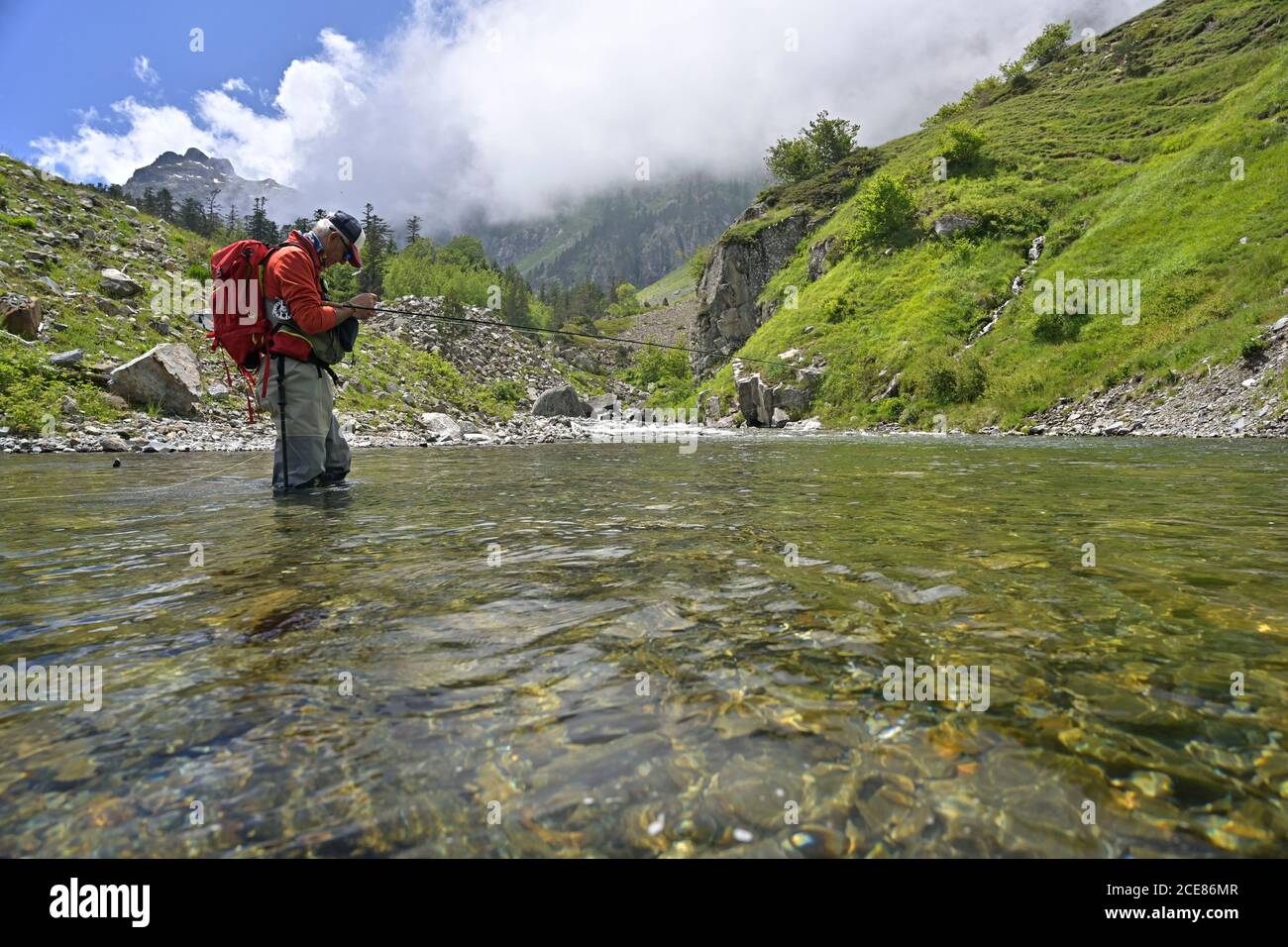 backpacking trout fishing