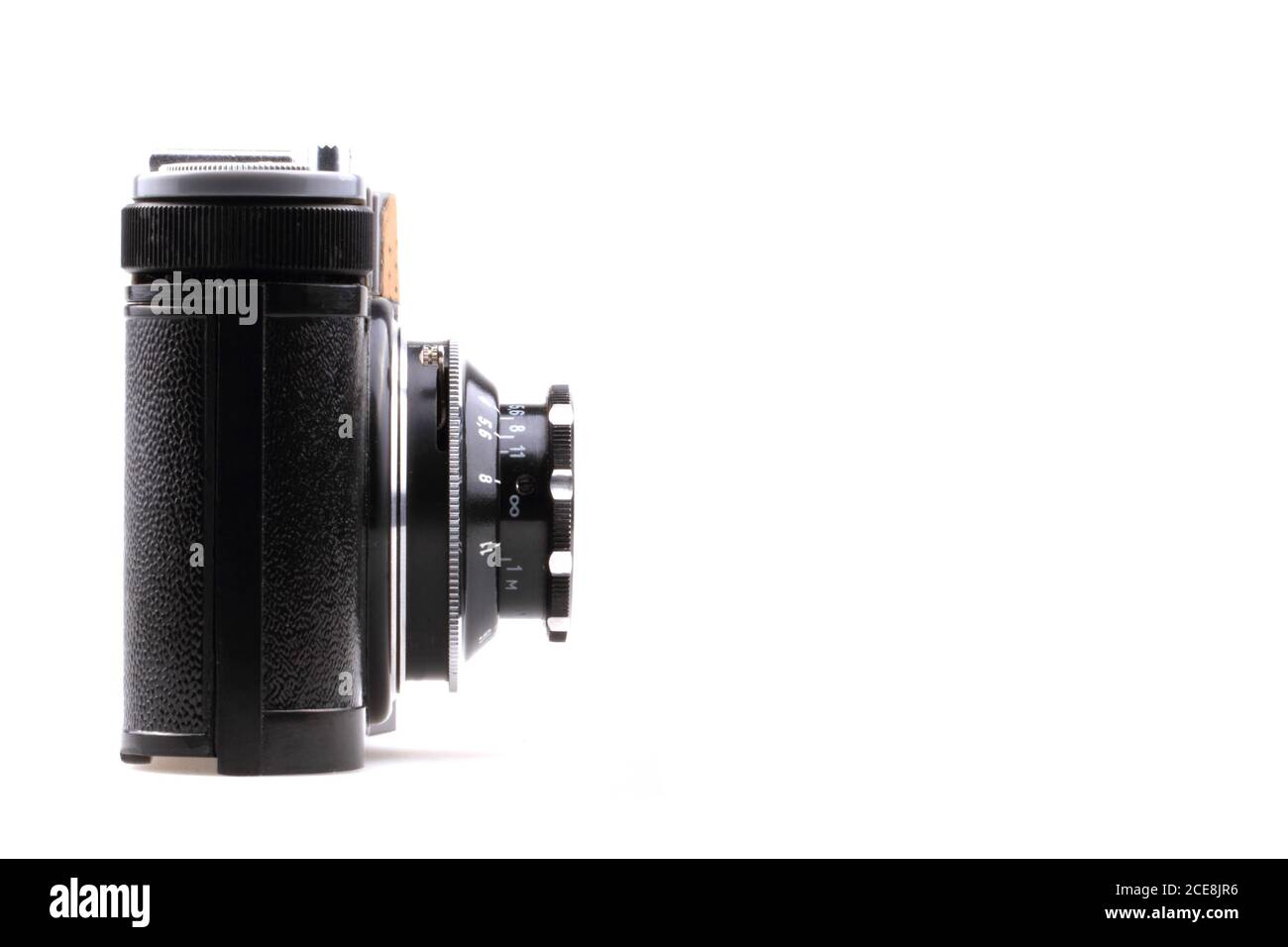old photo camera isolated on the white background Stock Photo - Alamy