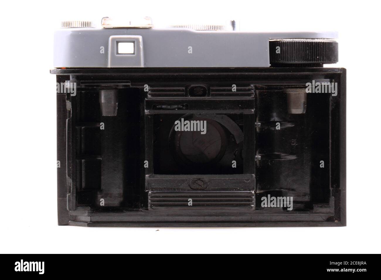 old photo camera isolated on the white background Stock Photo - Alamy