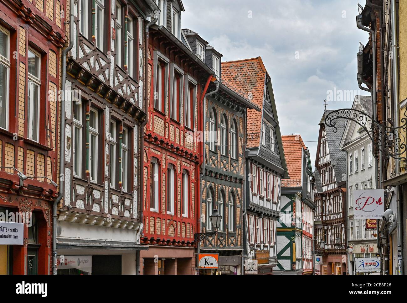 Marburg upper town, Hesse, Germany Stock Photo