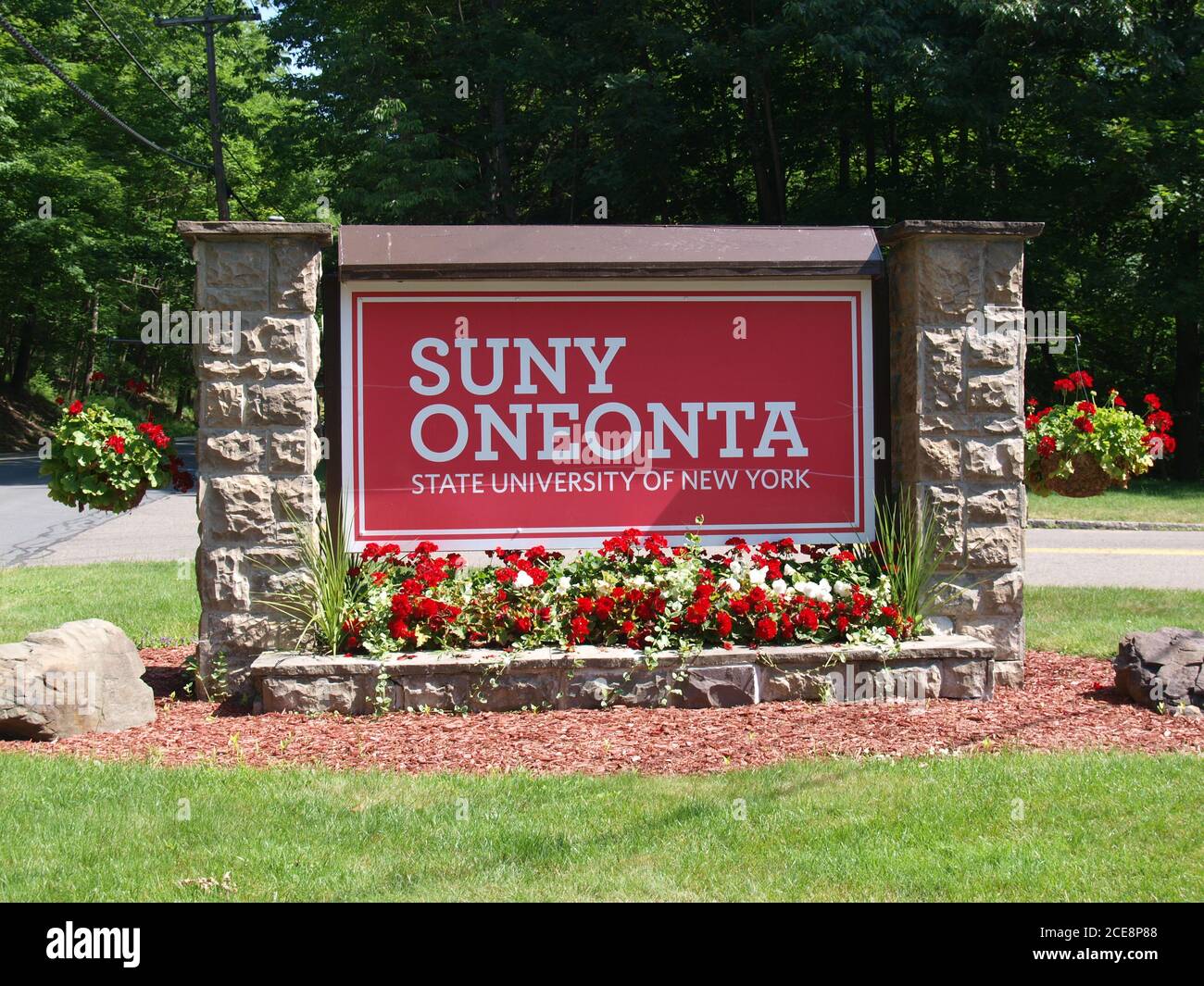 Oneonta campus hires stock photography and images Alamy