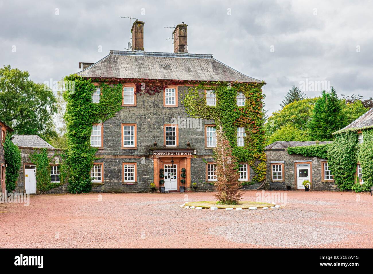 Moffat House Hotel in the High Street of Moffat Dumfries & Galloway