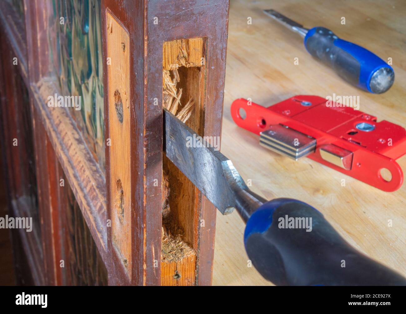 Wood Door Frame High Resolution Stock Photography and Images Alamy