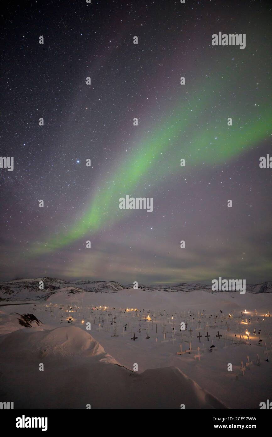 ilulissat-greenland-northern-lights-hi-res-stock-photography-and