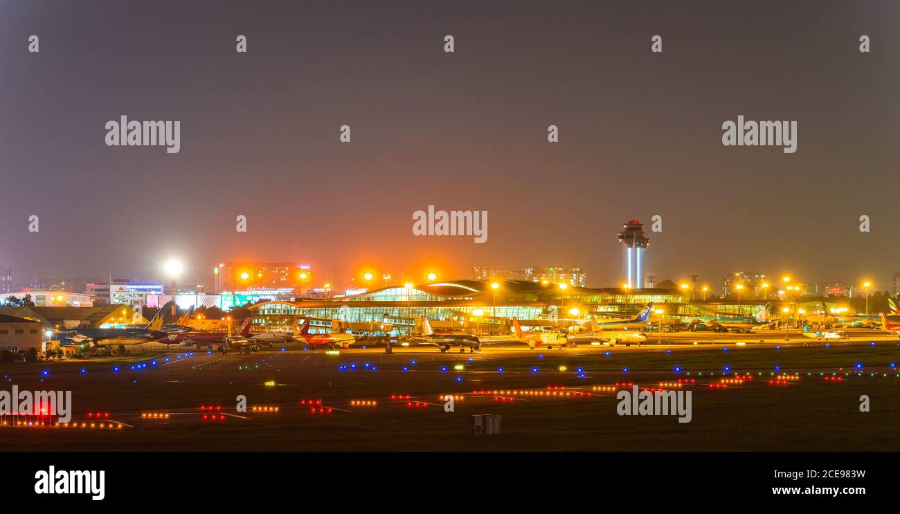 Ho Chi Minh city, Vietnam 28 Aug 2020 the international airport of Tan Son Nhat International Ho Chi Minh city, Vietnam 28 Aug 2020 the international airport of Tan Son Nhat International