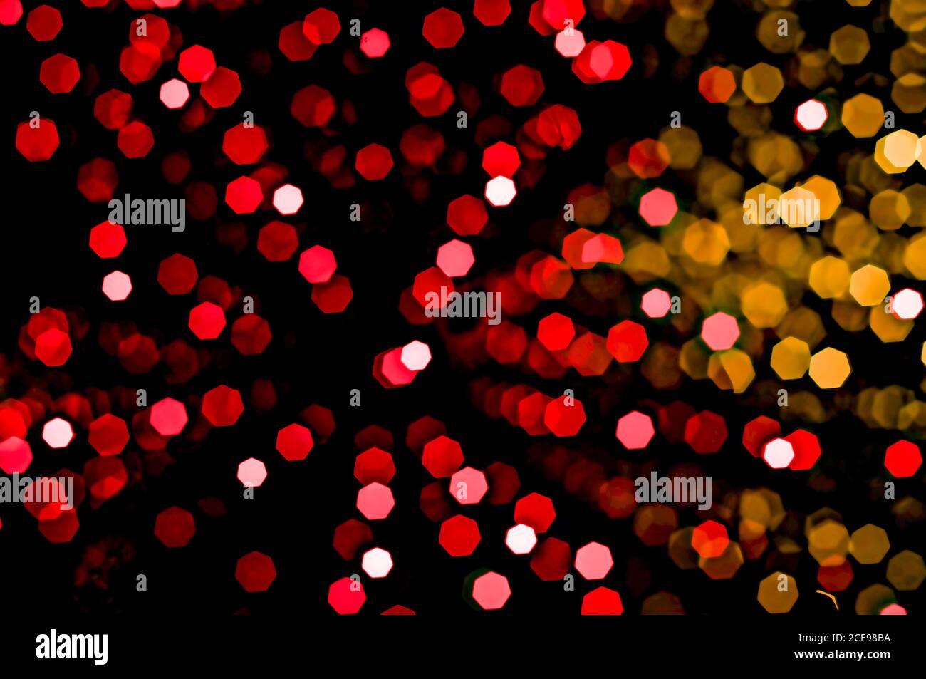 Colourful background image of lights in soft focus Stock Photo
