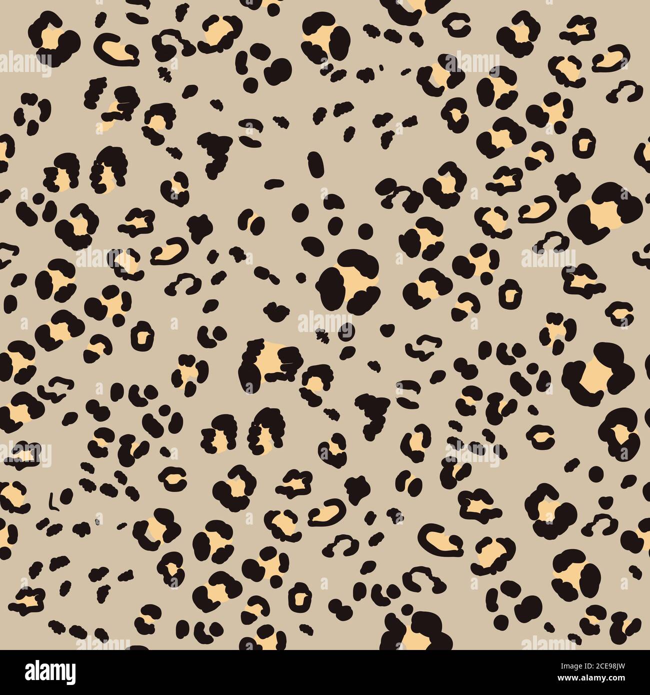 Leopard spotted texture Seamless pattern Stock Vector Image & Art - Alamy