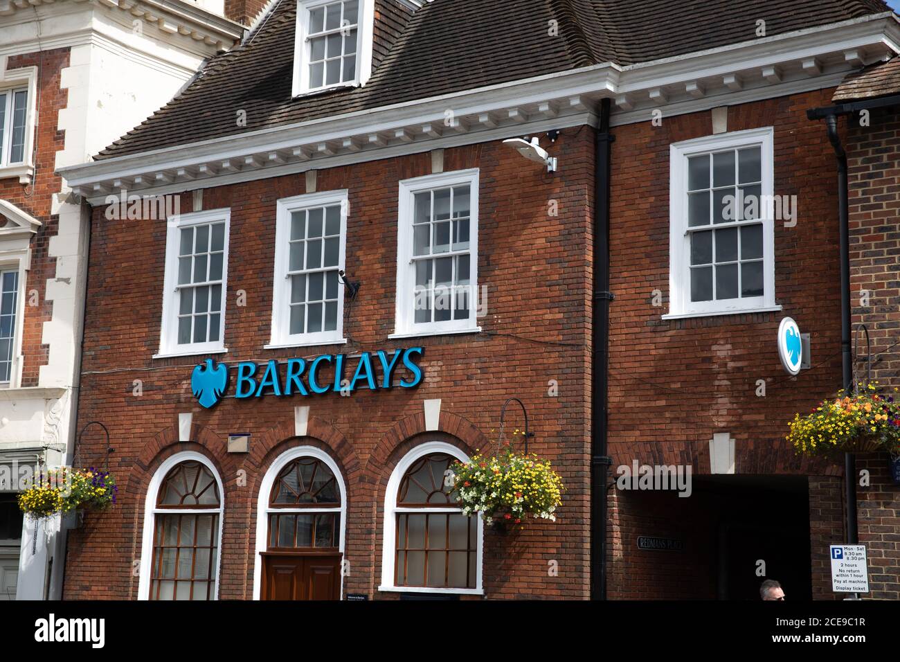 A view of Barclays Bank in Sevenoaks, Kent Stock Photo