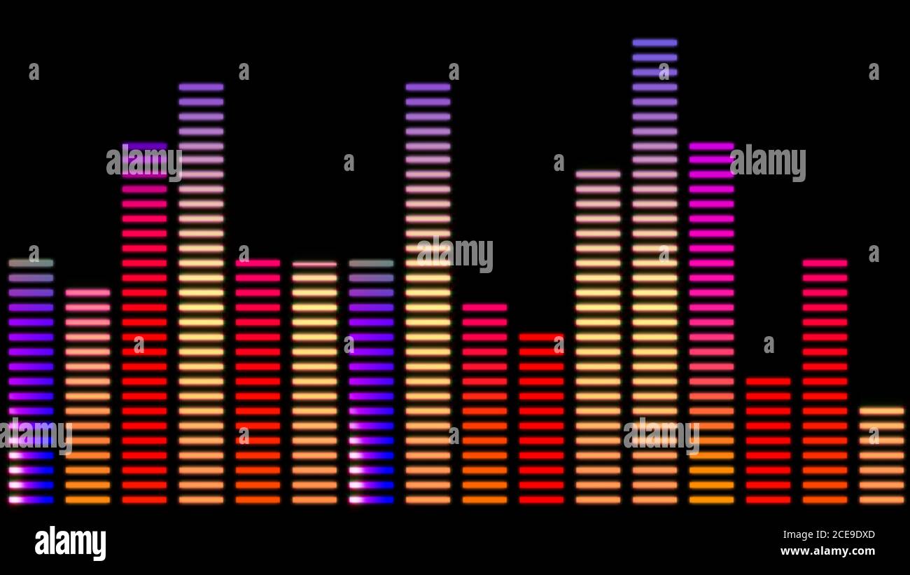 Digital equalizer bar graph, Sound Equalizer Abstract Background