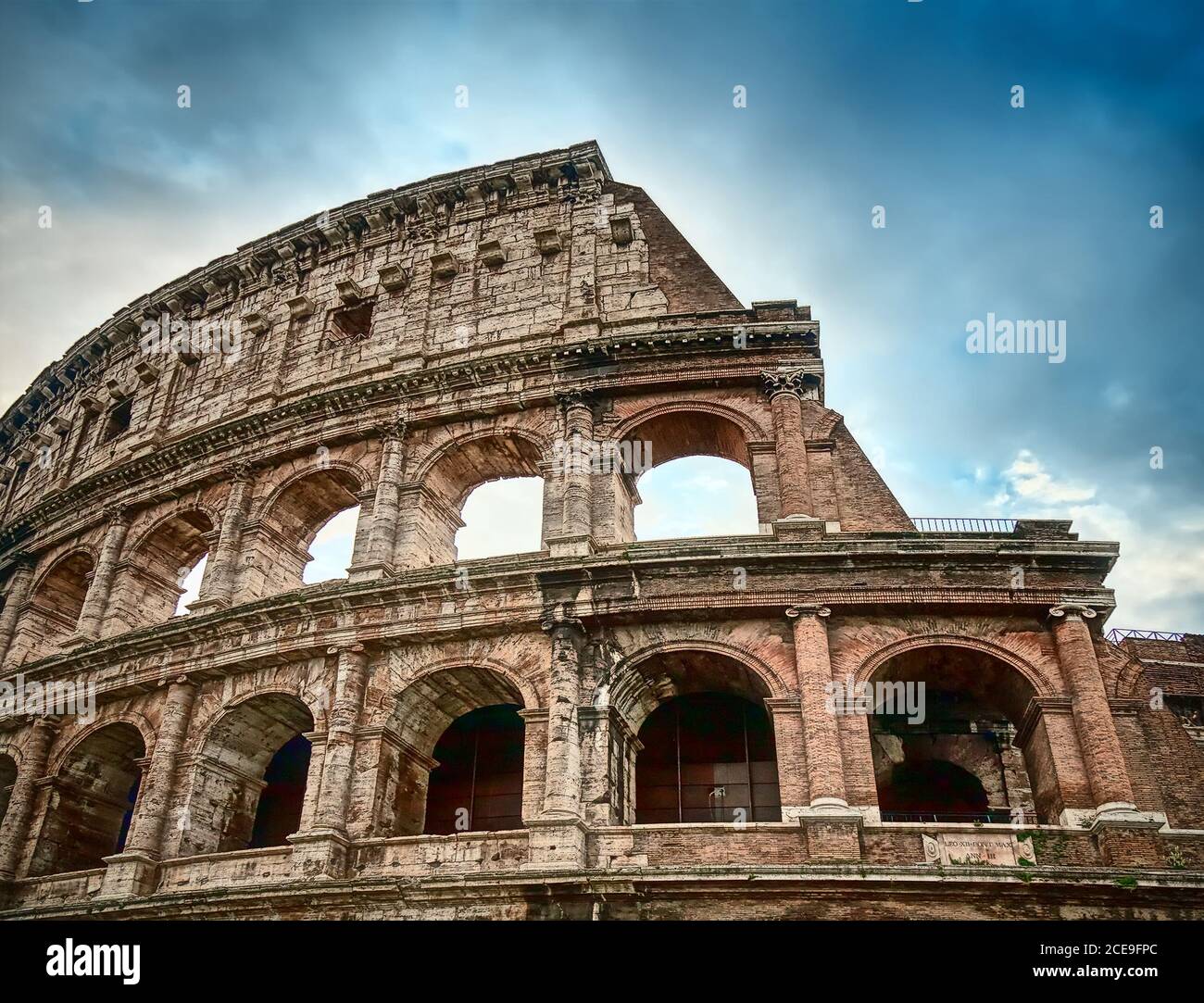 Roman arena - Colosseum Stock Photo