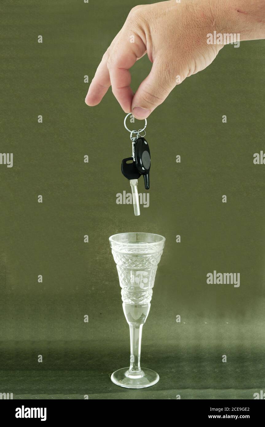 alkohol and driving Stock Photo
