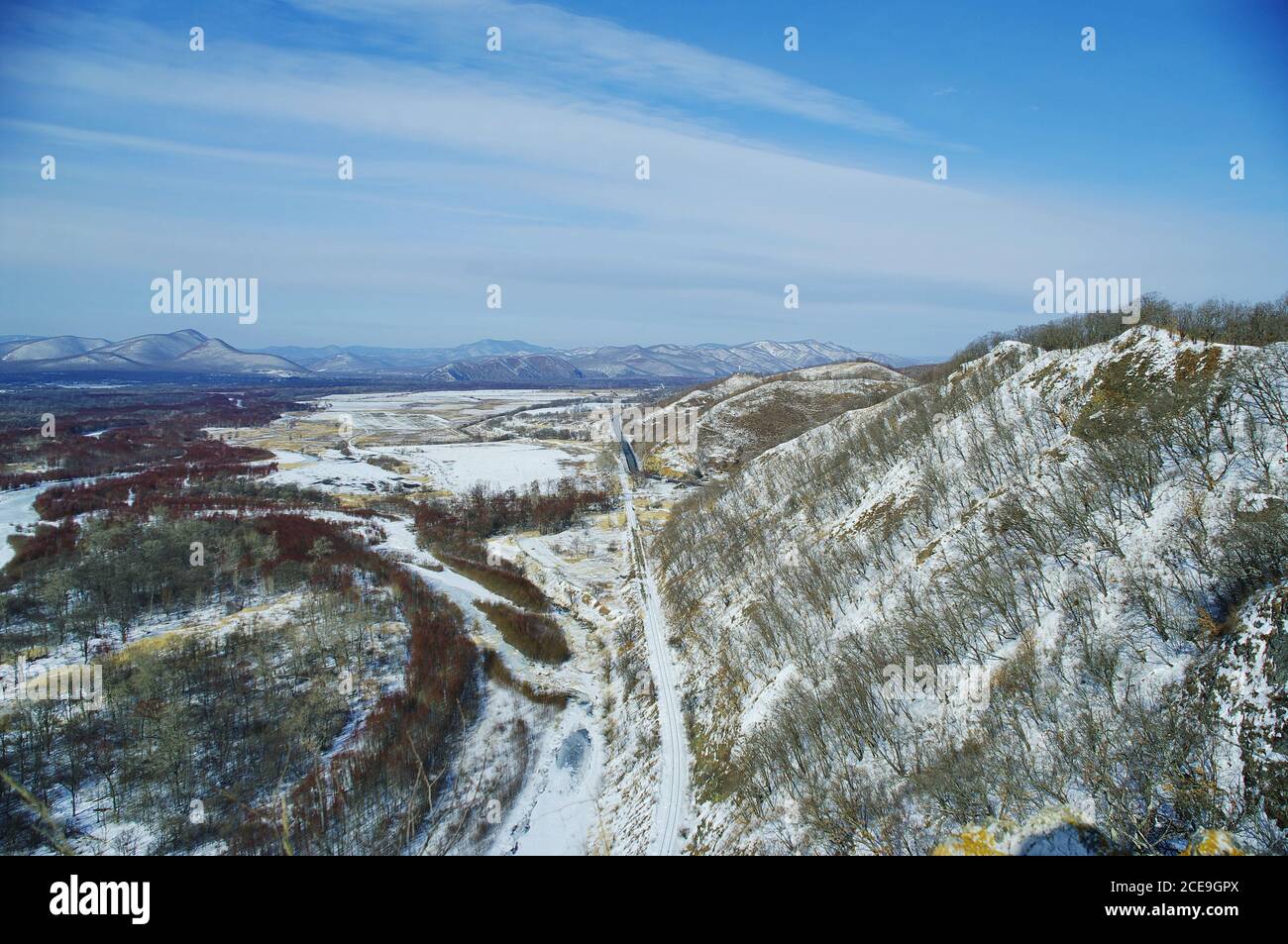 winter landscape Stock Photo