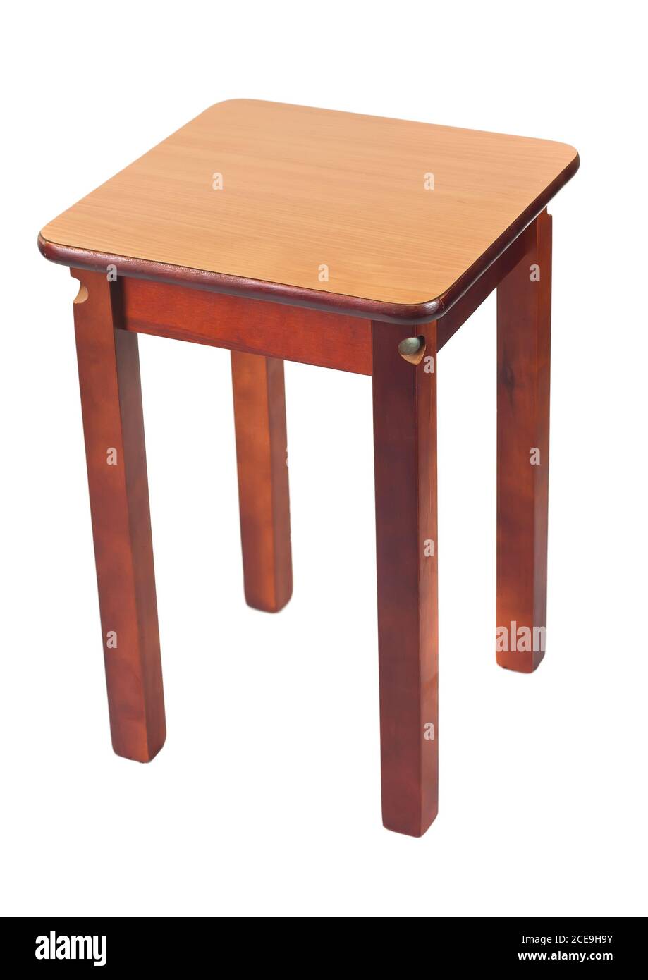 Wooden stool Stock Photo