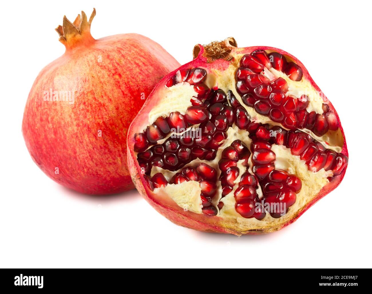 Ripe pomegranate Stock Photo