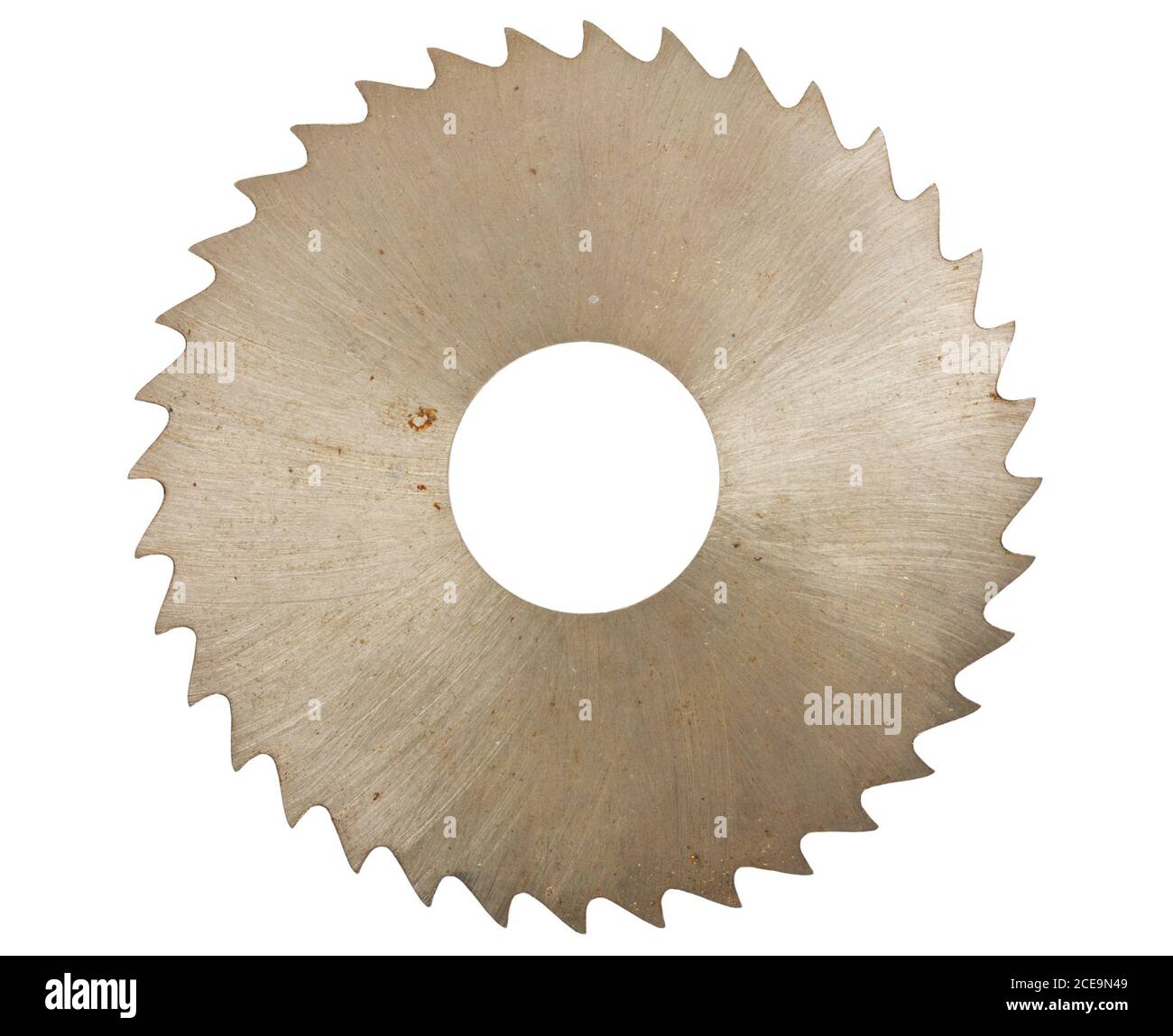 Circular saw blade for wood Stock Photo