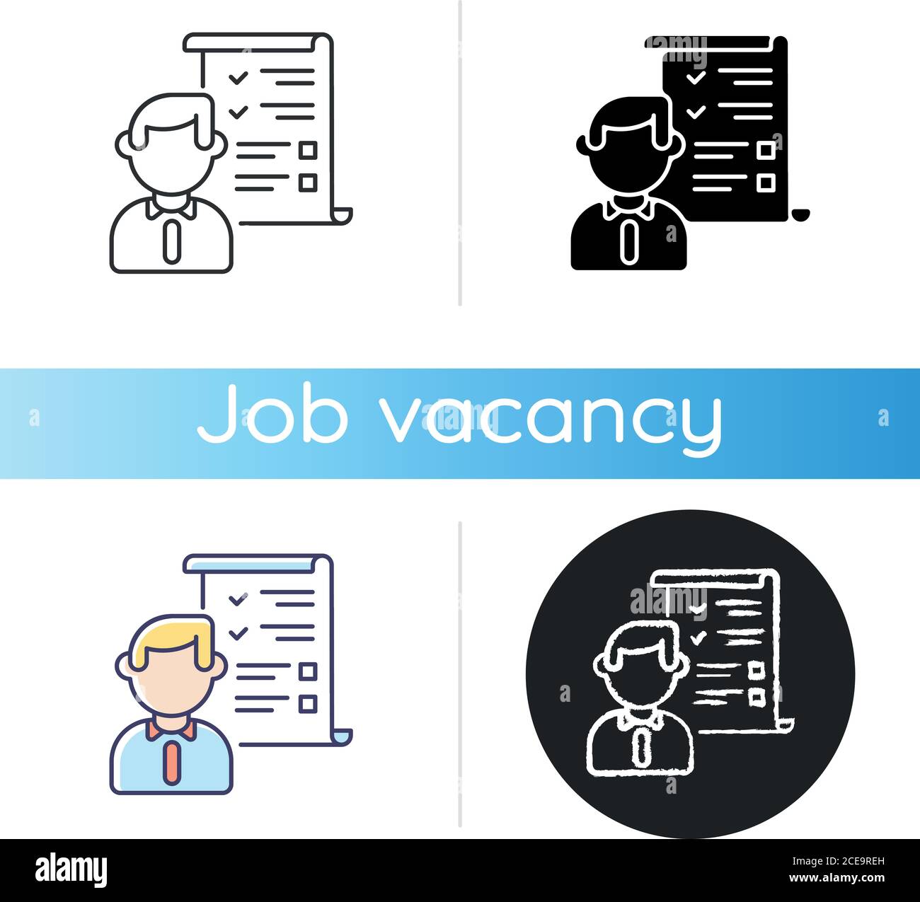 Demands list icon Stock Vector