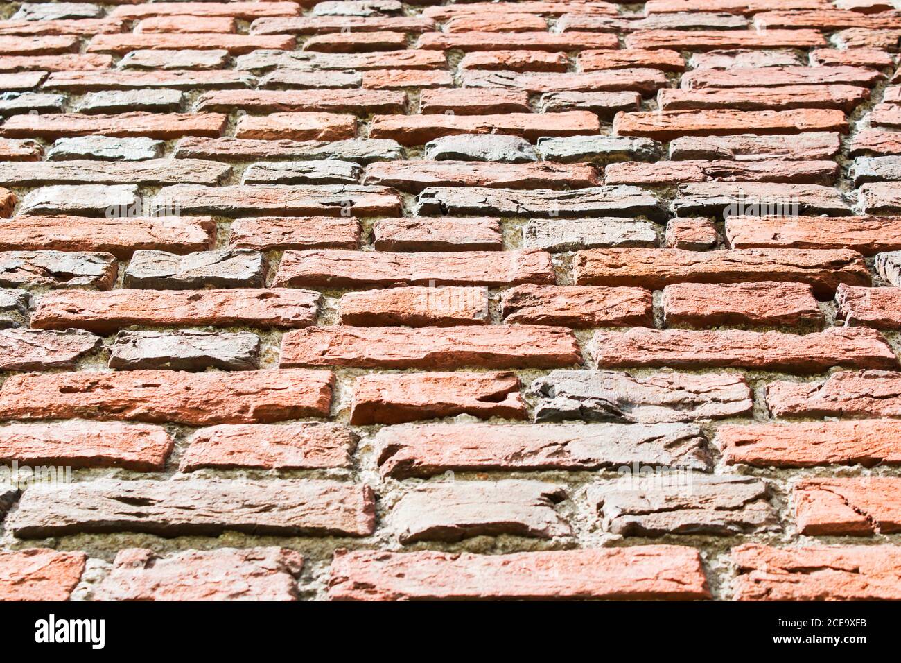 Background of old vintage brick wall Stock Photo - Alamy