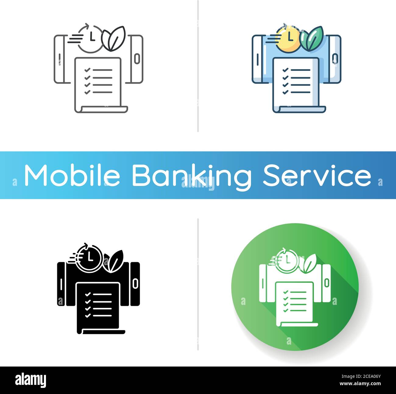 Paperless statements icon Stock Vector Image & Art Alamy