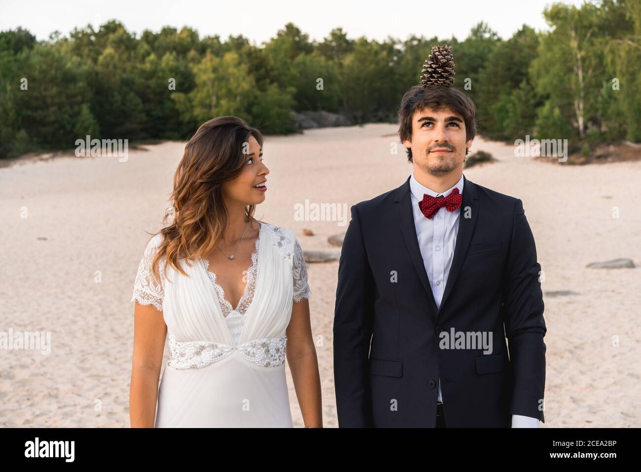 Funny bride groom hi-res stock photography and images - Alamy