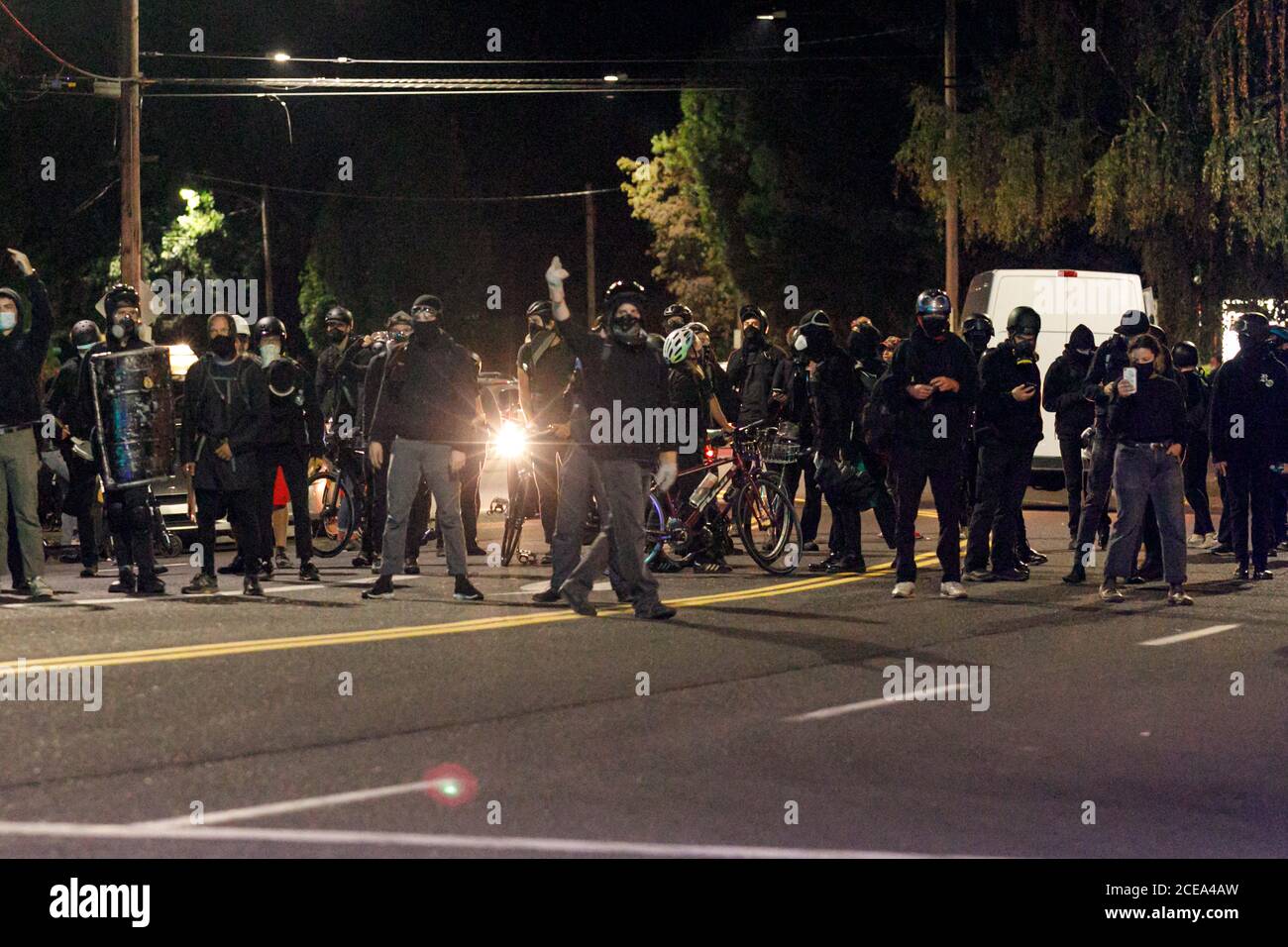Portland Riot Police Precinct Smaller bottles hi-res stock photography and images - Alamy