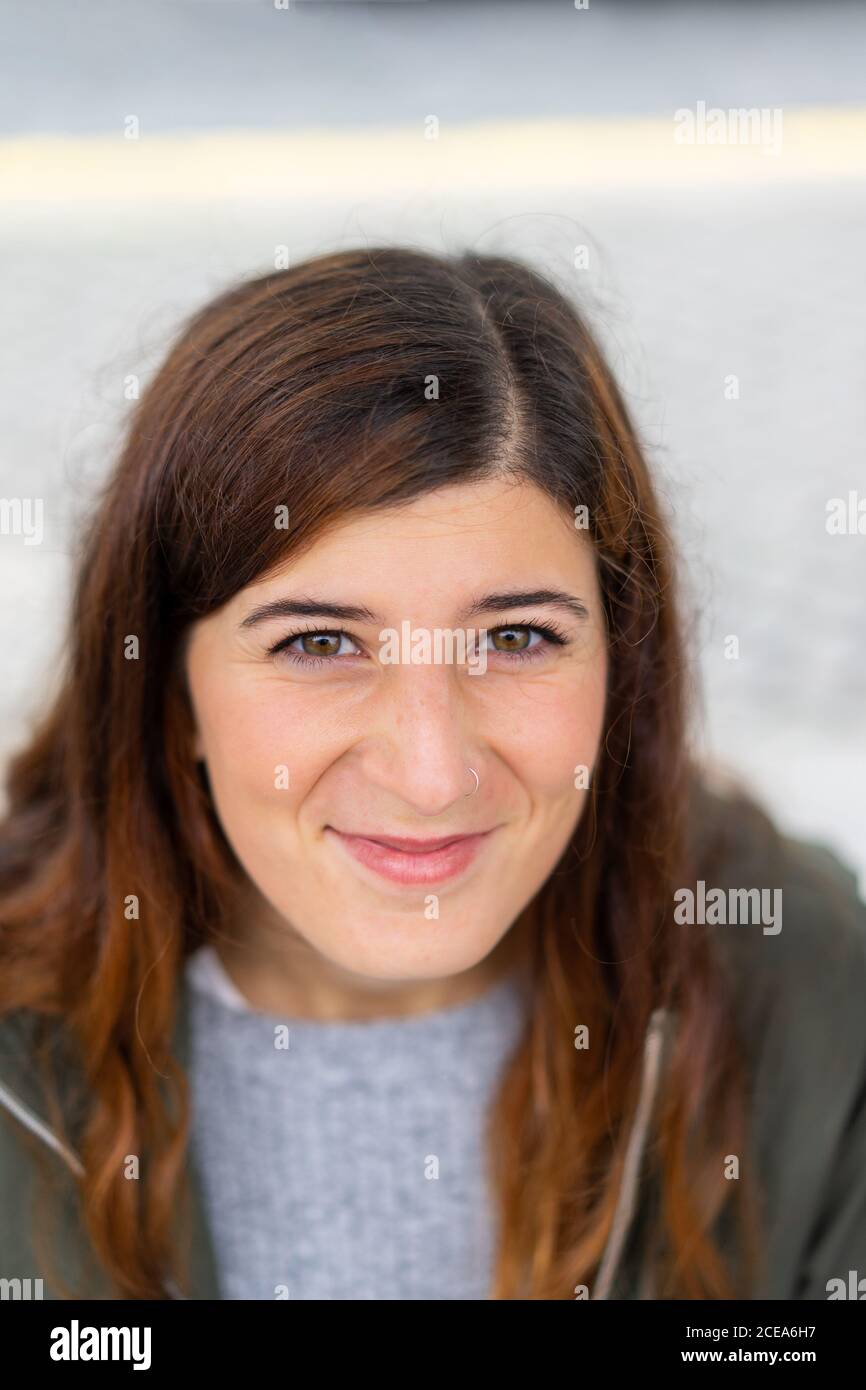 Cheerful attractive hi-res stock photography and images - Alamy