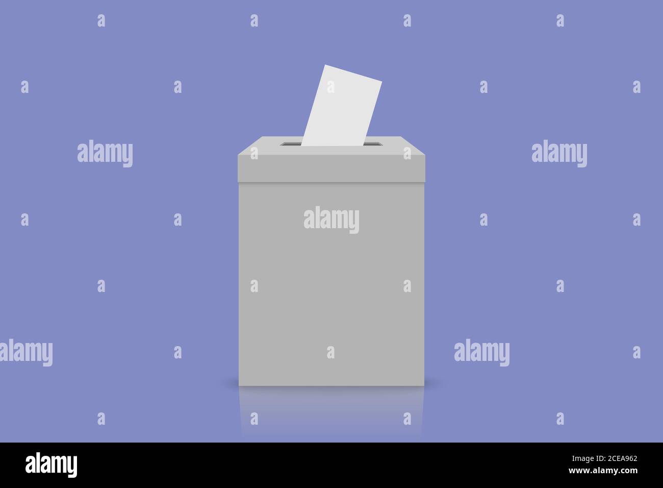 Vote election banner background with Ballot Box Stock Vector Image ...