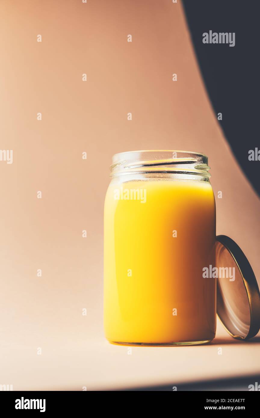 Ghee Pure Organic Cooking Oil Stock Photo Alamy
