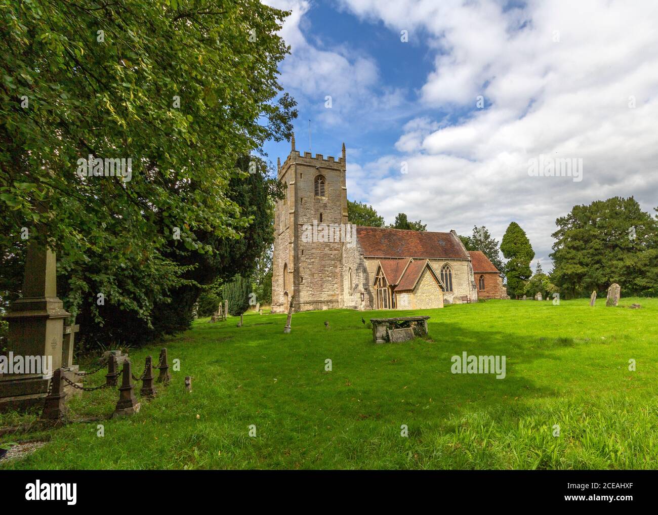 Church Of The Nativity Blessed Virgin Mary in Studley, Warwickshire, England. Stock Photo