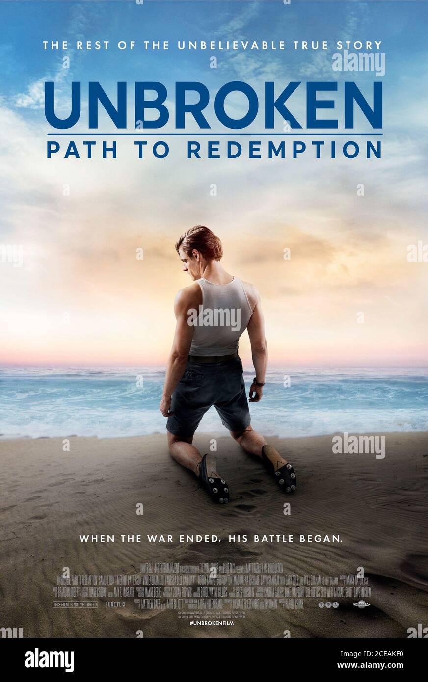 Movie Poster Unbroken Path To Redemption 18 Stock Photo Alamy