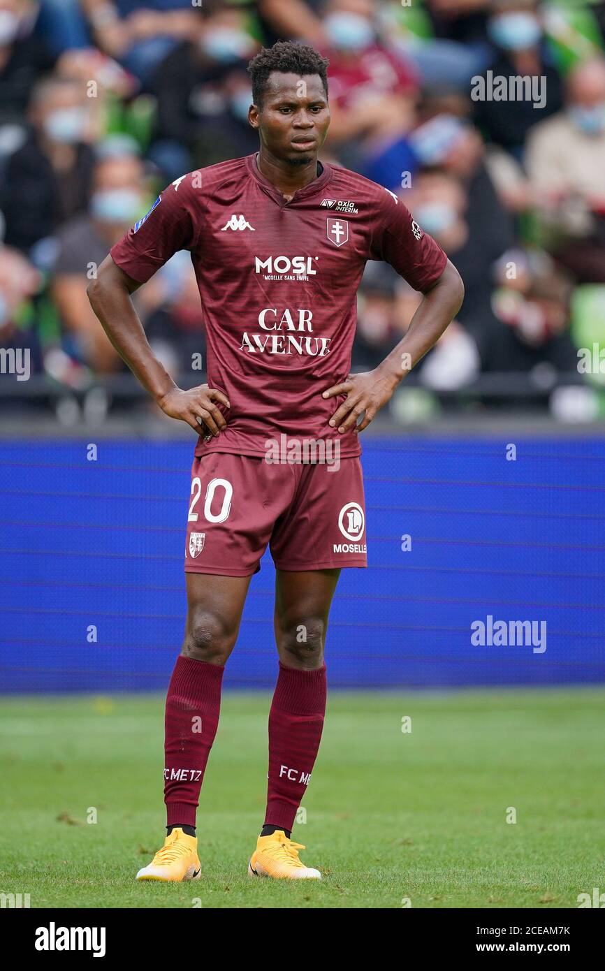 METZ, FRANCE - AUGUST 30: Mouhamadou Habibou Diallo of Metz after the match  between FC Metz and AS Monaco on August 30, 2020 in Metz, The Netherlands.  *** Local Caption *** Mouhamadou Habibou Diallo Stock Photo - Alamy