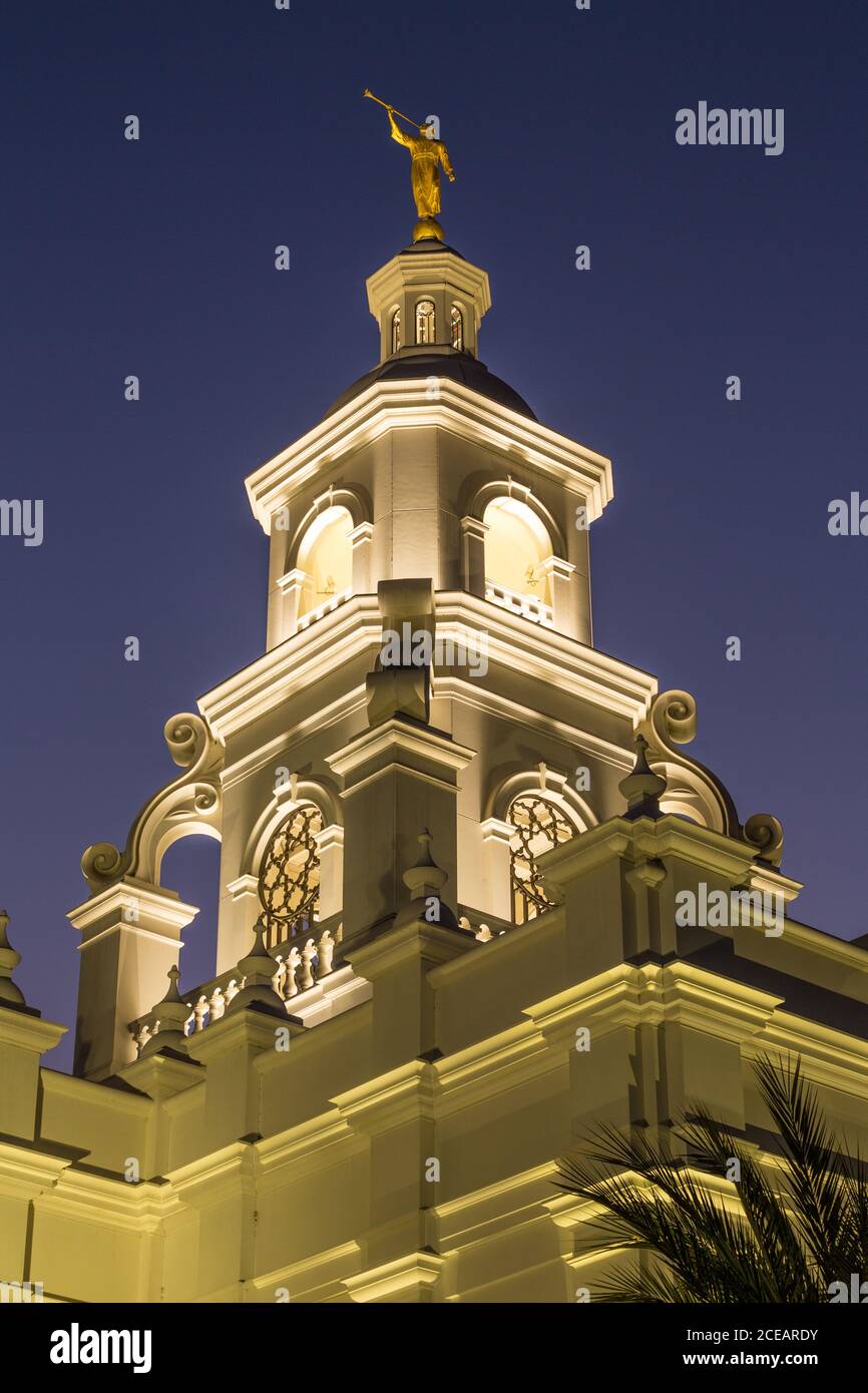 Jesus statue mormon church hires stock photography and images Alamy