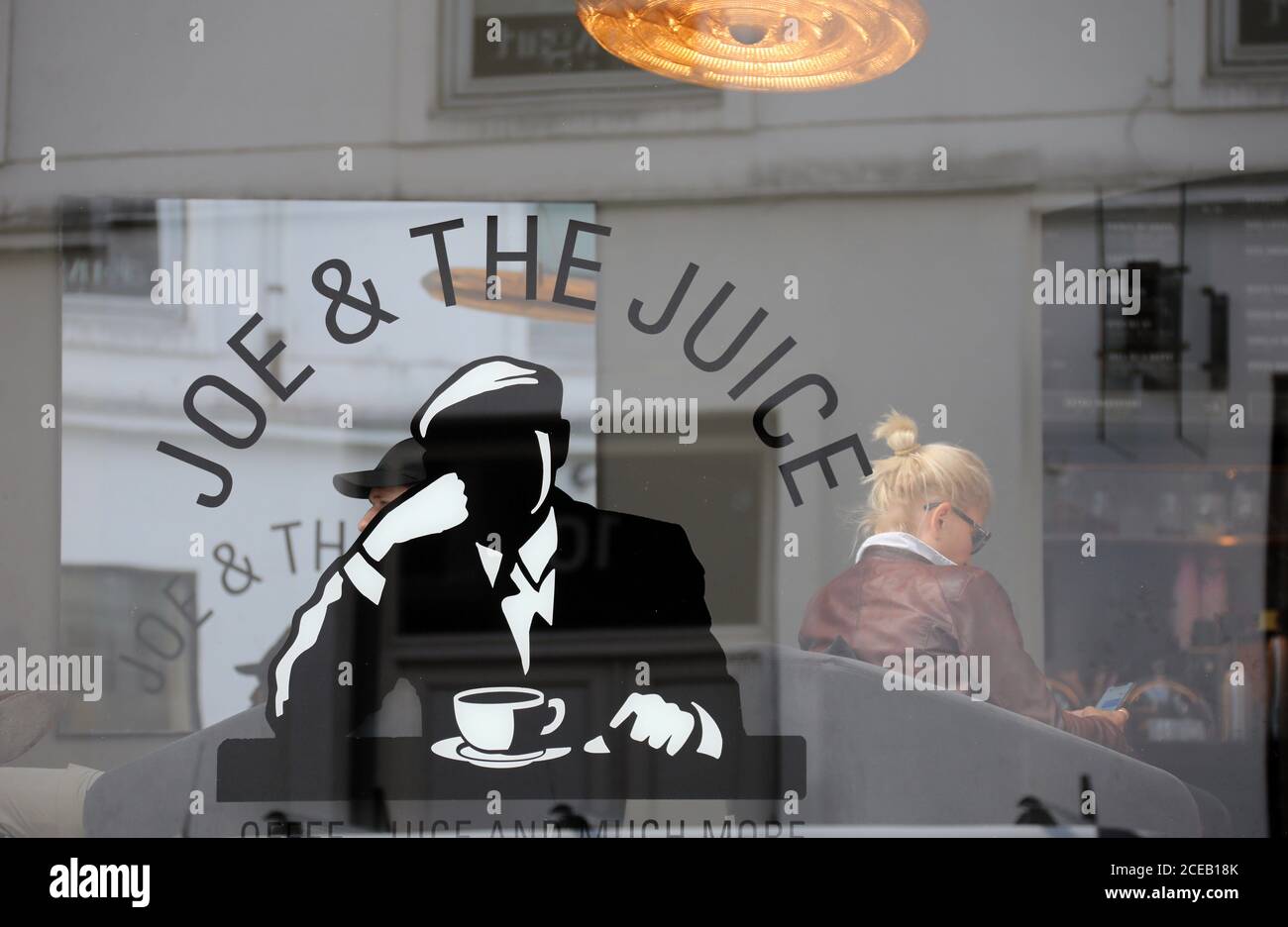 Joe and the Juice cafe in Copehagen Stock Photo Alamy