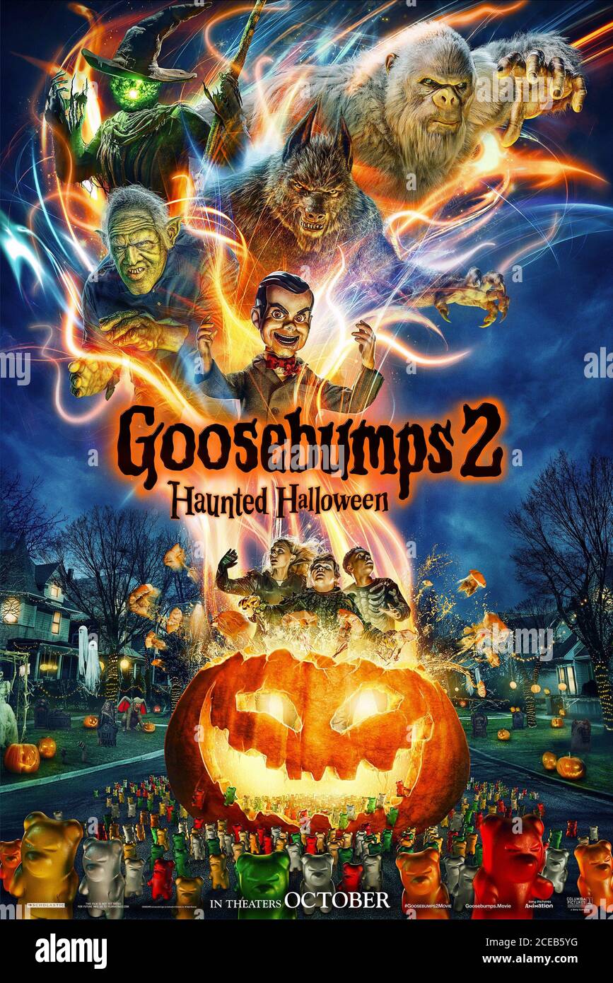 Movie Poster Goosebumps 2 Haunted Halloween 2018 Stock Photo Alamy