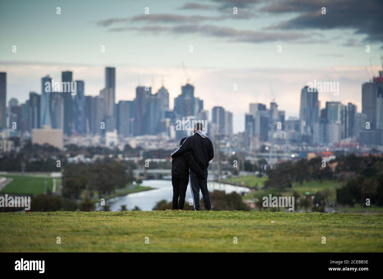 Beijing Australia 31st Aug 2020 People Enjoy City View In Melbourne Victoria Australia Aug 31 2020 A Lockdown In The Australian State Of Victoria Aimed At Stopping A Covid 19 Outbreak Came Under
