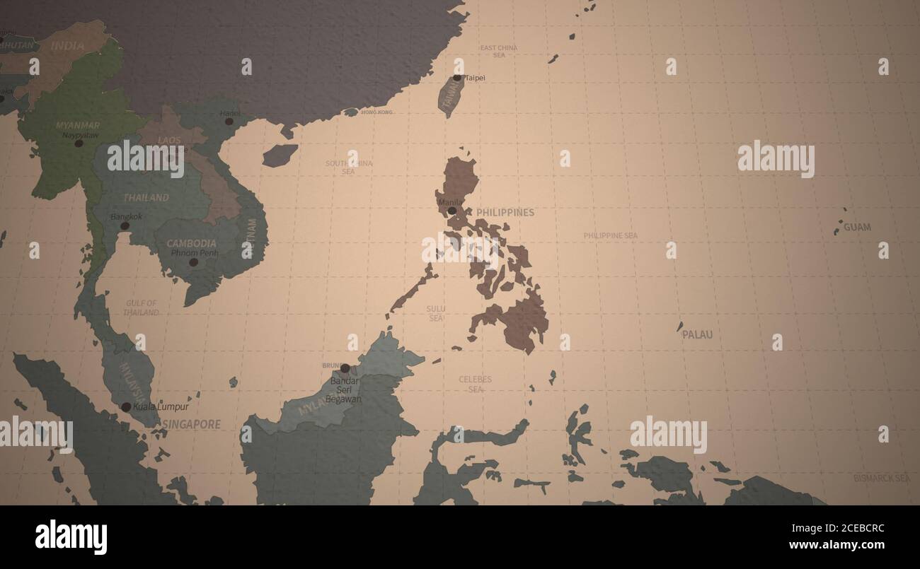 South China Sea World Map