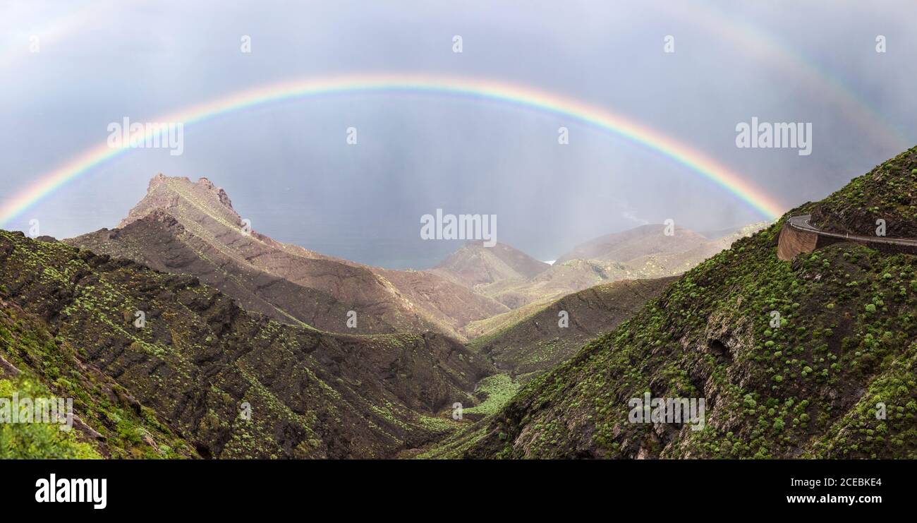 Vivid rainbow hi-res stock photography and images - Alamy