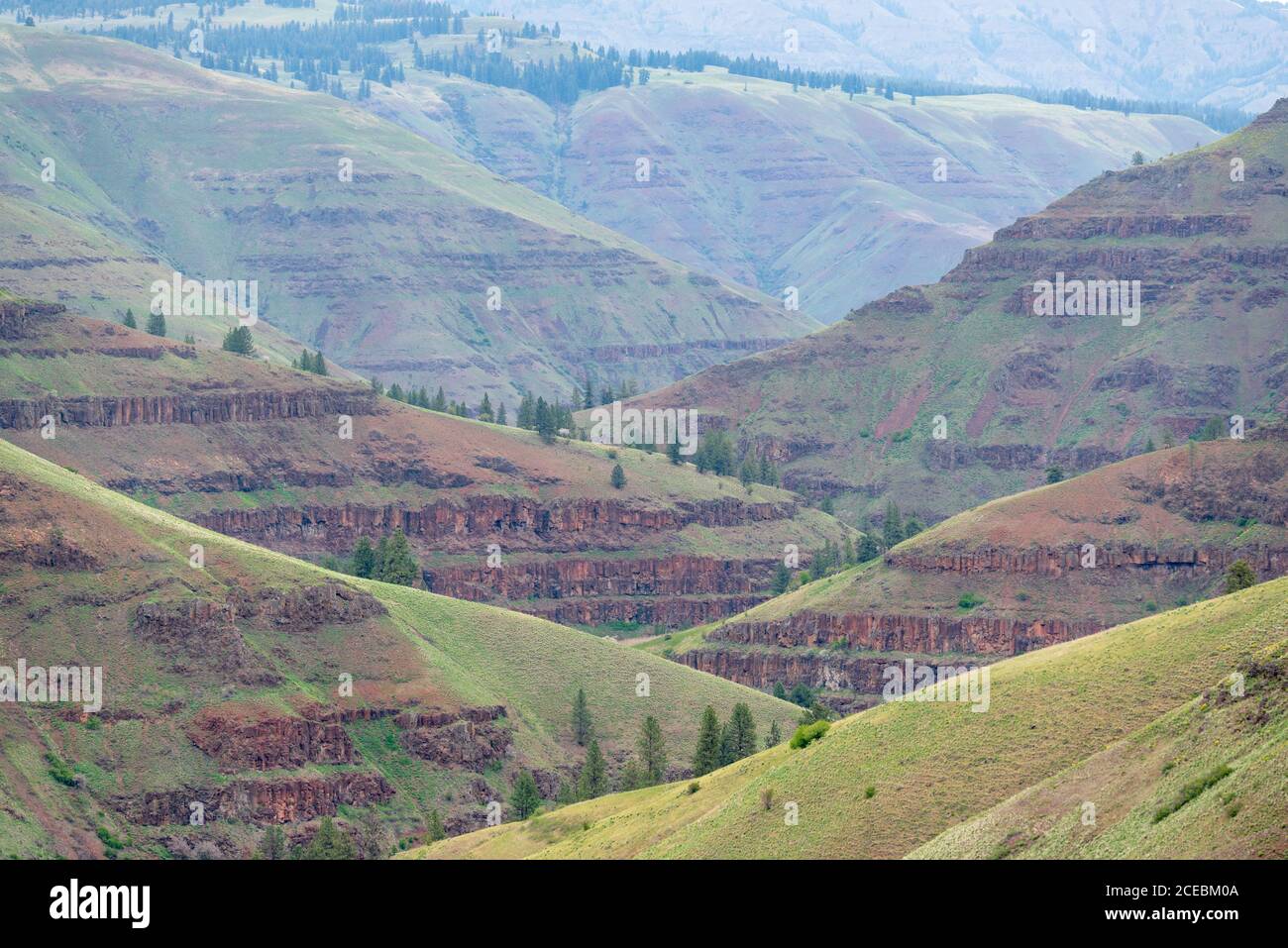 Canyon of the Grande Ronde River, Oregon Stock Photo Alamy