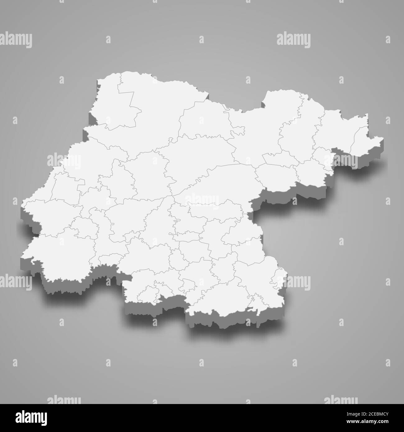 Mapa De Guanajuato Mexico 3D Map Of Guanajuato Is A State Of Mexico Stock Vector Image & Art - Alamy