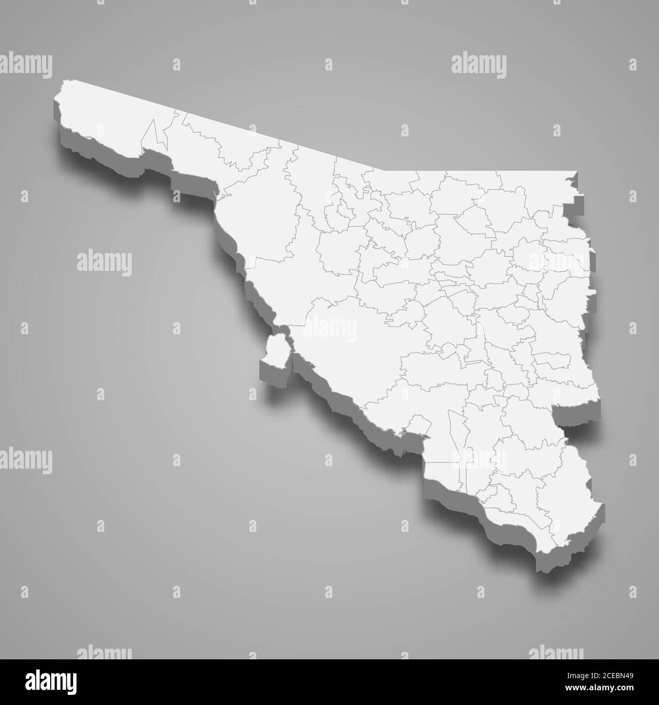 Sonora map Black and White Stock Photos & Images Alamy