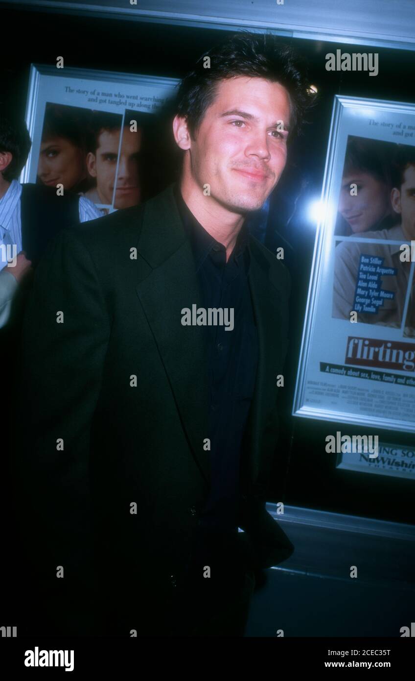 Santa Monica, California, USA 21st March 1996 Actor Josh Brolin attends Miramax Films Flirting with Disaster Premiere on March 21, 1996 at NuWilshire Theater in Santa Monica, California, picture