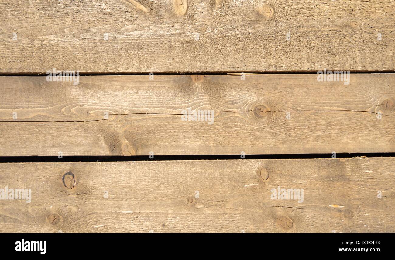 natural texture background unprocessed wood sunny weather outdoor Stock Photo