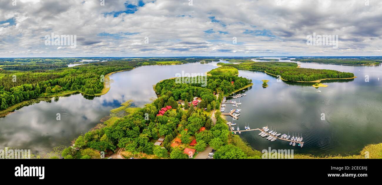 Masuria - the land of a thousand lakes in north-eastern Poland Stock Photo  - Alamy