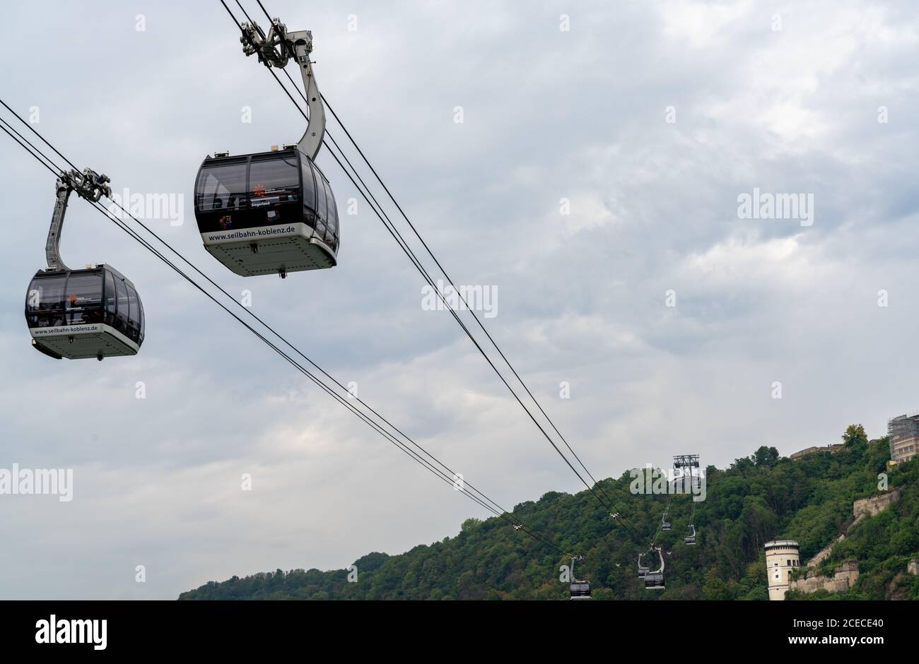 Koblenz Germany Cable Car High Resolution Stock Photography and Images