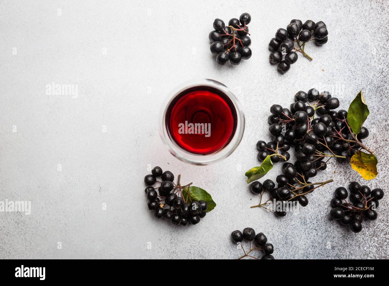 homemade chokeberry wine Stock Photo Alamy