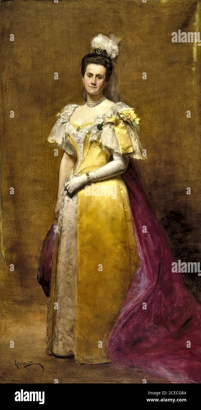 Carolus-Duran - Portrait of Emily Warren Roebling - French School - 19th  Century Stock Photo