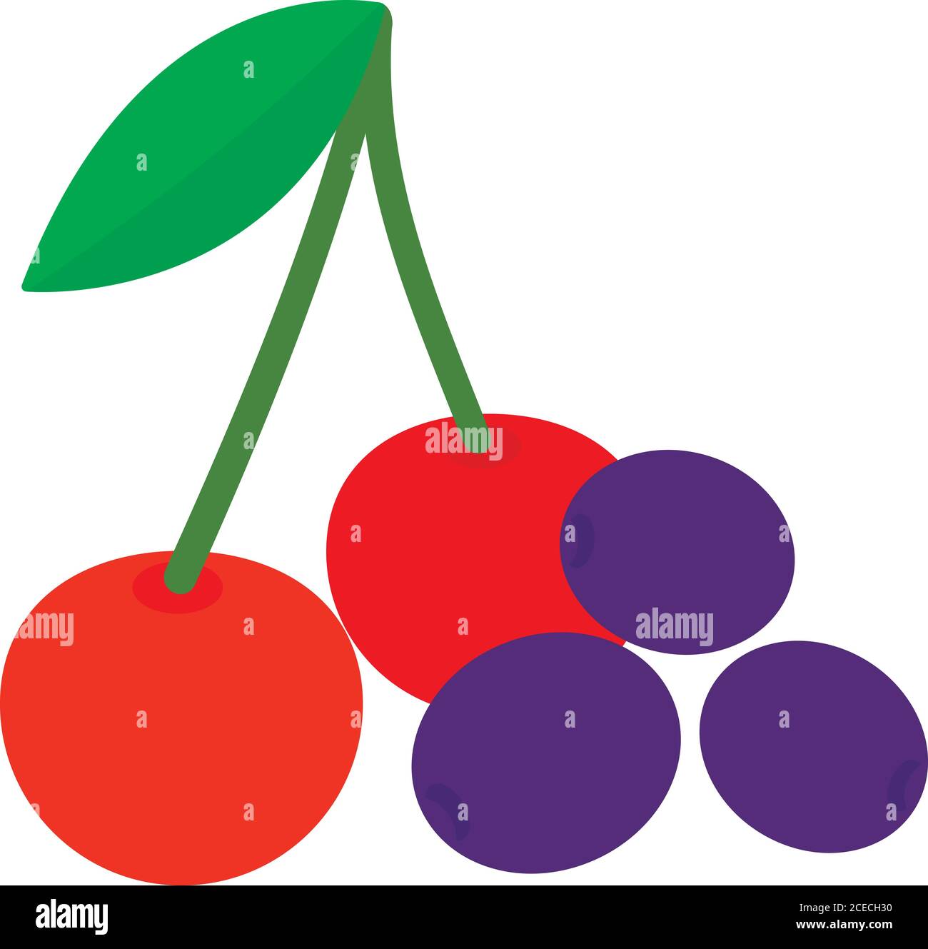 Fresh berry icon, isometric style Stock Vector