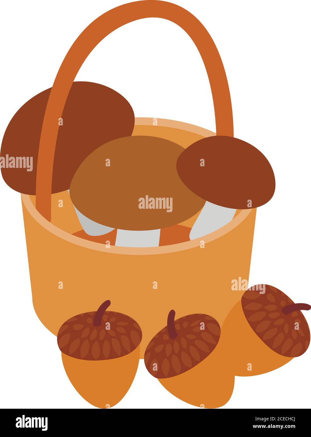 Autumn season icon, isometric style Stock Vector