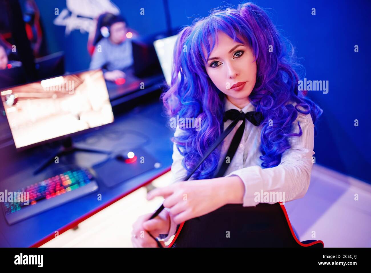 Female gamer girl play computer video games. Live streaming for fun anime Japan Stock Photo - Alamy Female gamer girl play computer video games. Live streaming for fun anime Japan Stock Photo - Alamy