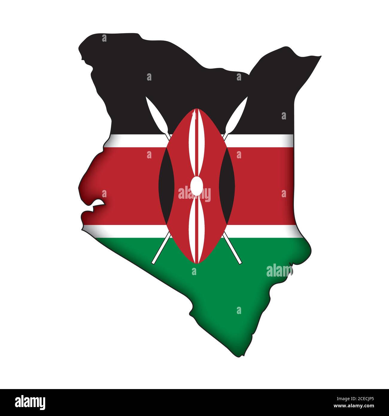 Kenya map hires stock photography and images Alamy